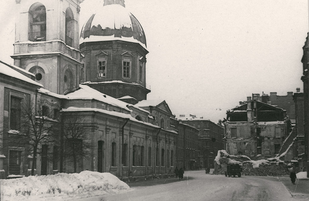 Siege Leningrad. Photo